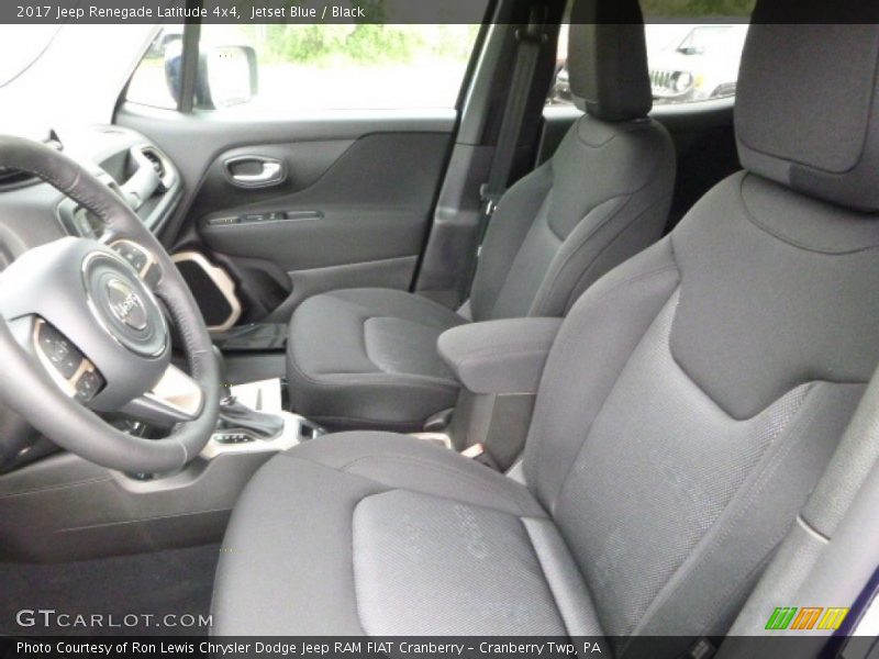 Jetset Blue / Black 2017 Jeep Renegade Latitude 4x4
