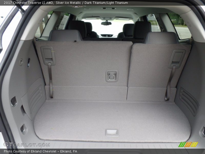 Silver Ice Metallic / Dark Titanium/Light Titanium 2017 Chevrolet Traverse LS AWD
