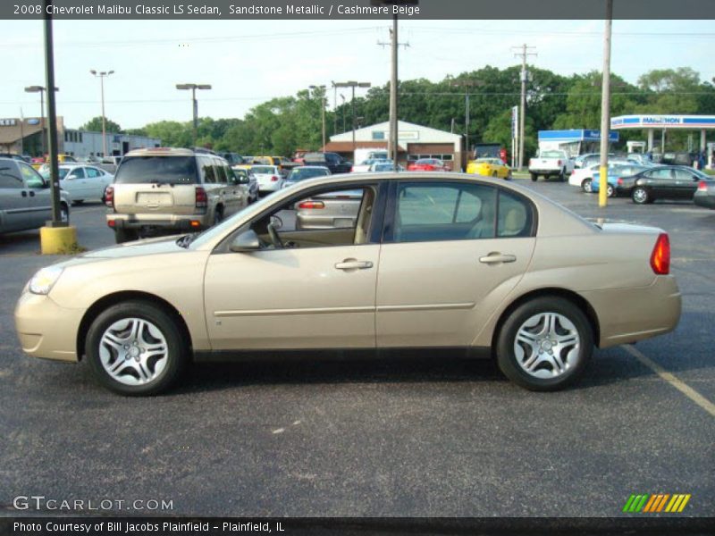 Sandstone Metallic / Cashmere Beige 2008 Chevrolet Malibu Classic LS Sedan