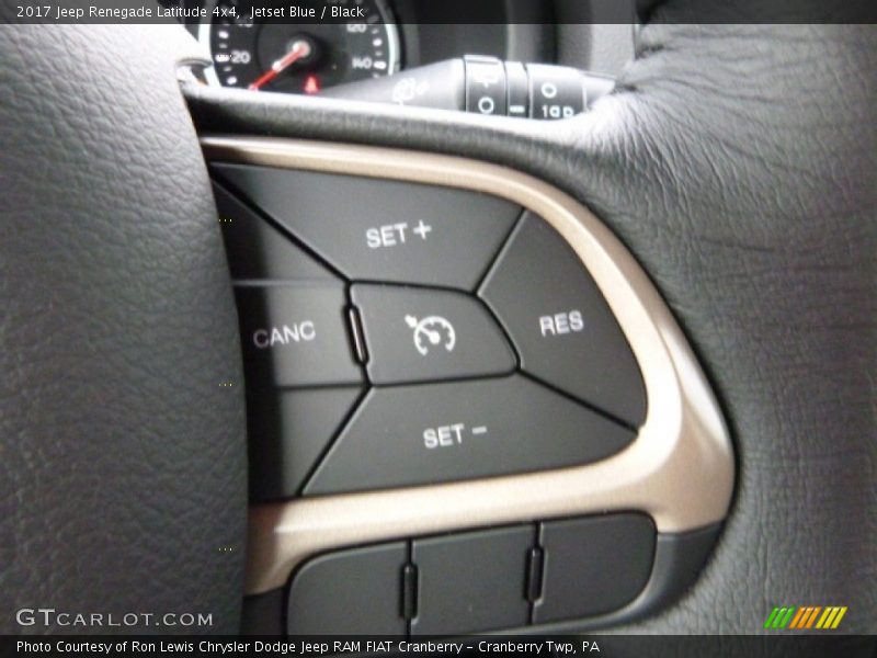 Jetset Blue / Black 2017 Jeep Renegade Latitude 4x4