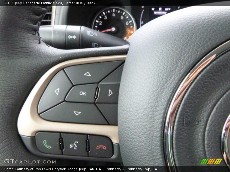 Jetset Blue / Black 2017 Jeep Renegade Latitude 4x4