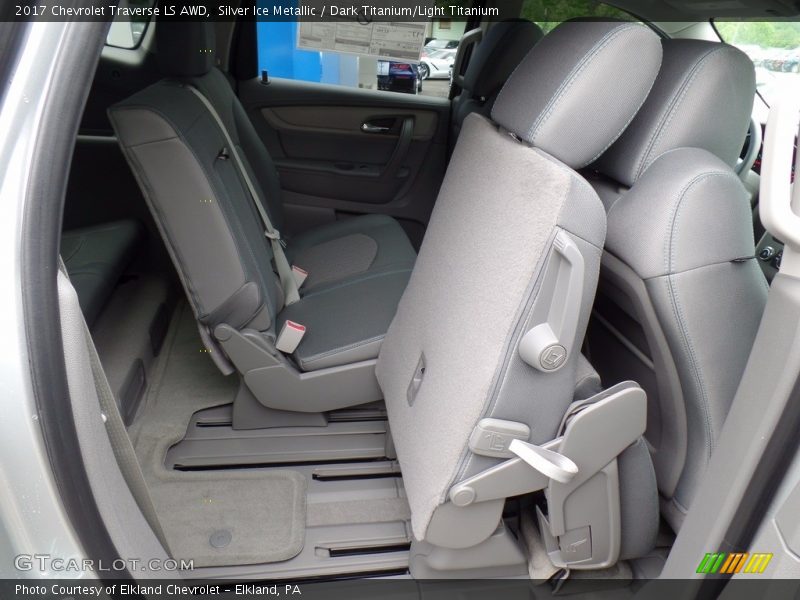 Silver Ice Metallic / Dark Titanium/Light Titanium 2017 Chevrolet Traverse LS AWD