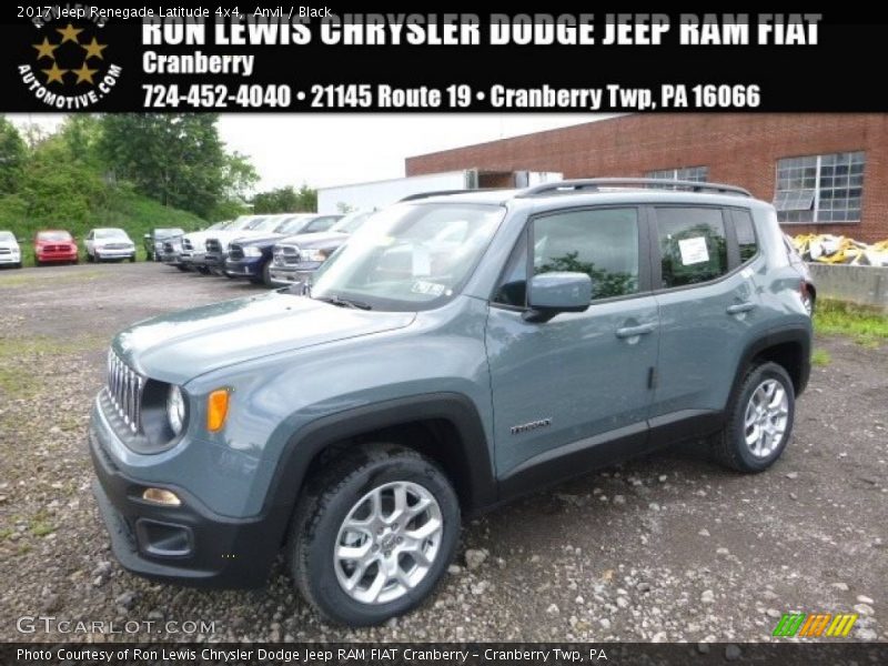 Anvil / Black 2017 Jeep Renegade Latitude 4x4