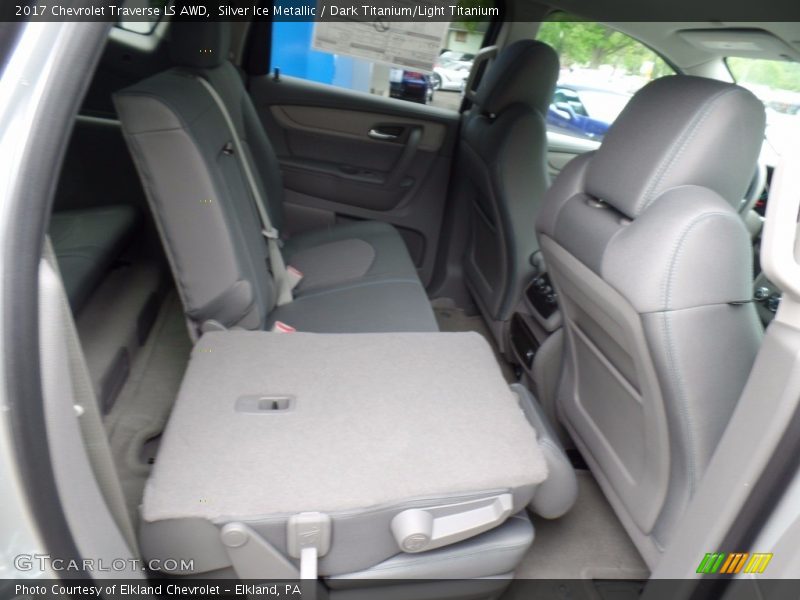 Silver Ice Metallic / Dark Titanium/Light Titanium 2017 Chevrolet Traverse LS AWD
