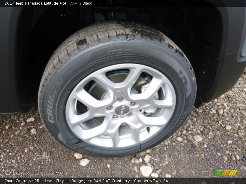 Anvil / Black 2017 Jeep Renegade Latitude 4x4