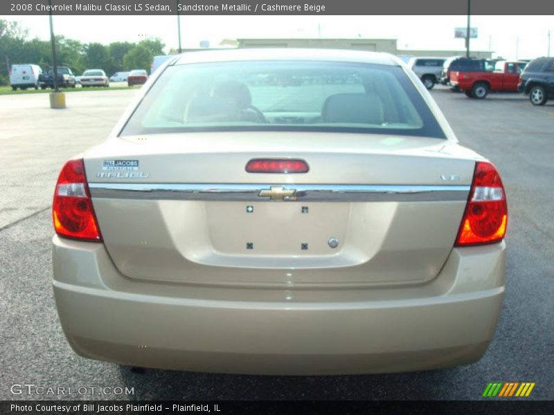 Sandstone Metallic / Cashmere Beige 2008 Chevrolet Malibu Classic LS Sedan