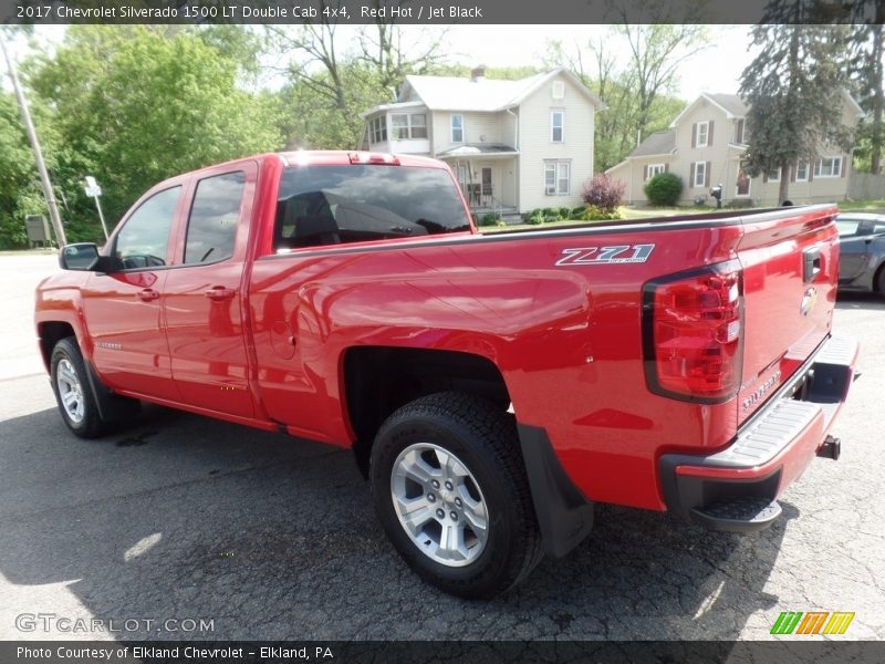 Red Hot / Jet Black 2017 Chevrolet Silverado 1500 LT Double Cab 4x4