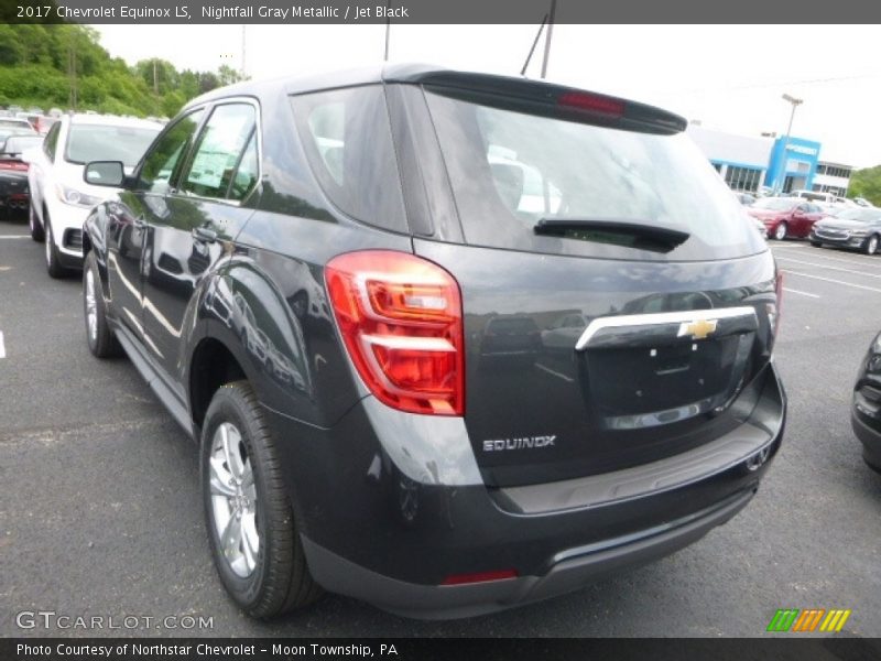 Nightfall Gray Metallic / Jet Black 2017 Chevrolet Equinox LS