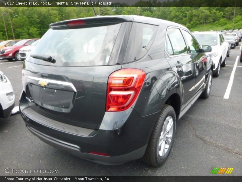 Nightfall Gray Metallic / Jet Black 2017 Chevrolet Equinox LS