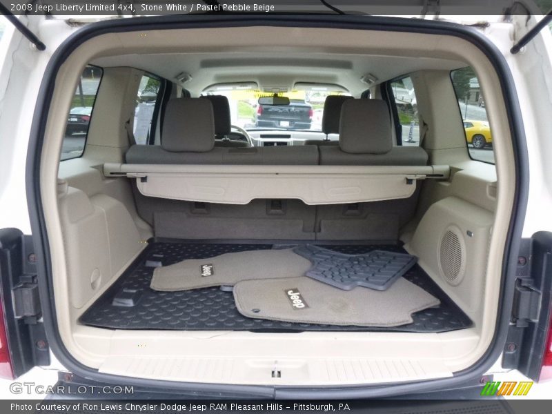 Stone White / Pastel Pebble Beige 2008 Jeep Liberty Limited 4x4