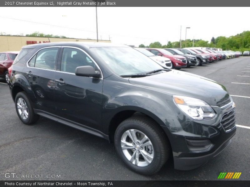 Nightfall Gray Metallic / Jet Black 2017 Chevrolet Equinox LS