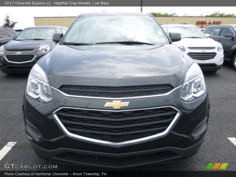 Nightfall Gray Metallic / Jet Black 2017 Chevrolet Equinox LS