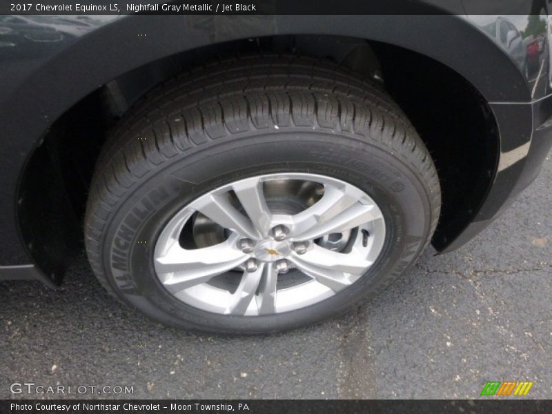 Nightfall Gray Metallic / Jet Black 2017 Chevrolet Equinox LS