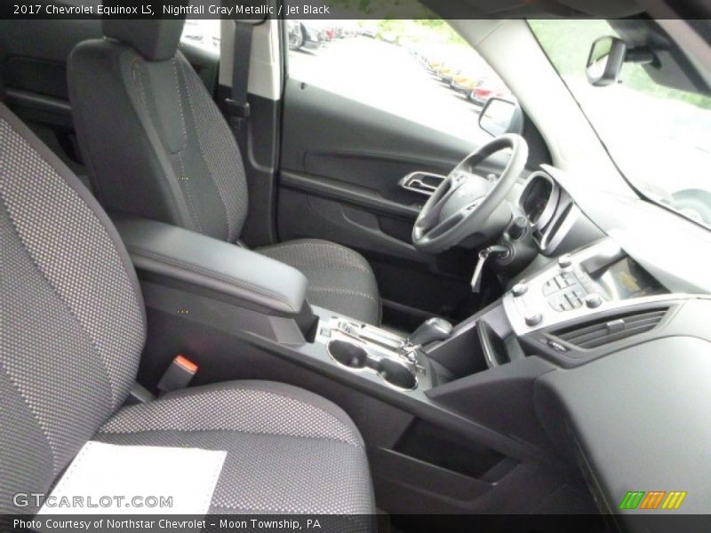 Nightfall Gray Metallic / Jet Black 2017 Chevrolet Equinox LS