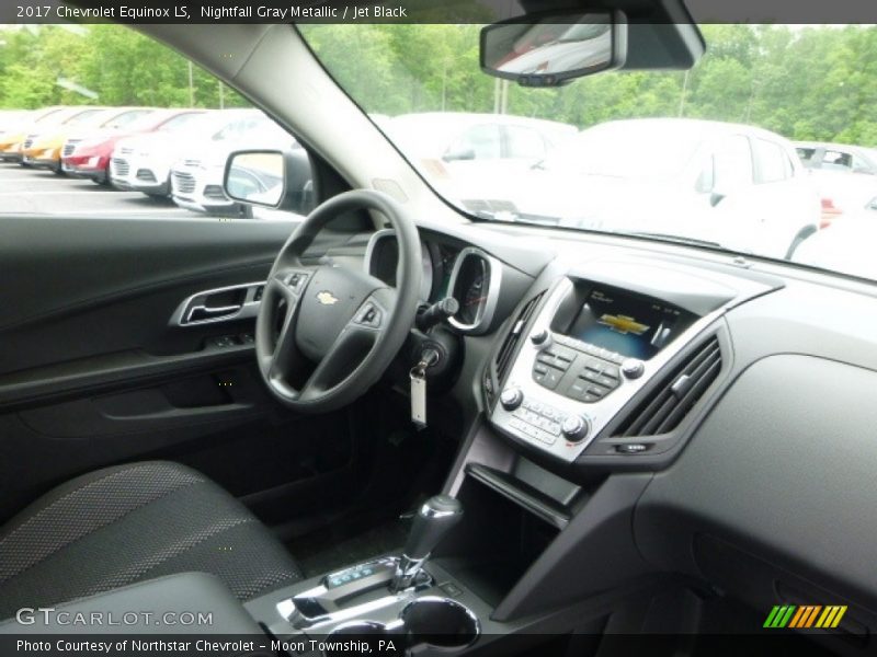 Nightfall Gray Metallic / Jet Black 2017 Chevrolet Equinox LS