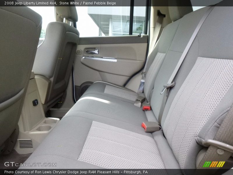 Stone White / Pastel Pebble Beige 2008 Jeep Liberty Limited 4x4
