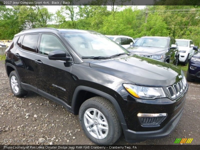 Black / Black 2017 Jeep Compass Sport 4x4