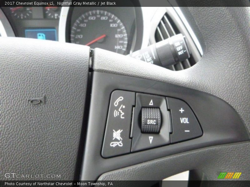 Nightfall Gray Metallic / Jet Black 2017 Chevrolet Equinox LS