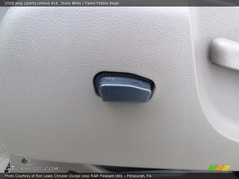 Stone White / Pastel Pebble Beige 2008 Jeep Liberty Limited 4x4