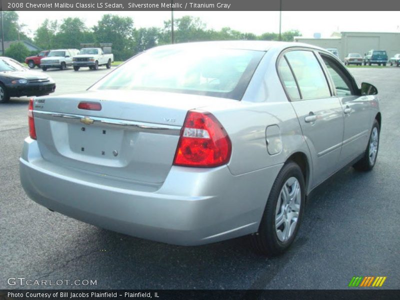 Silverstone Metallic / Titanium Gray 2008 Chevrolet Malibu Classic LS Sedan
