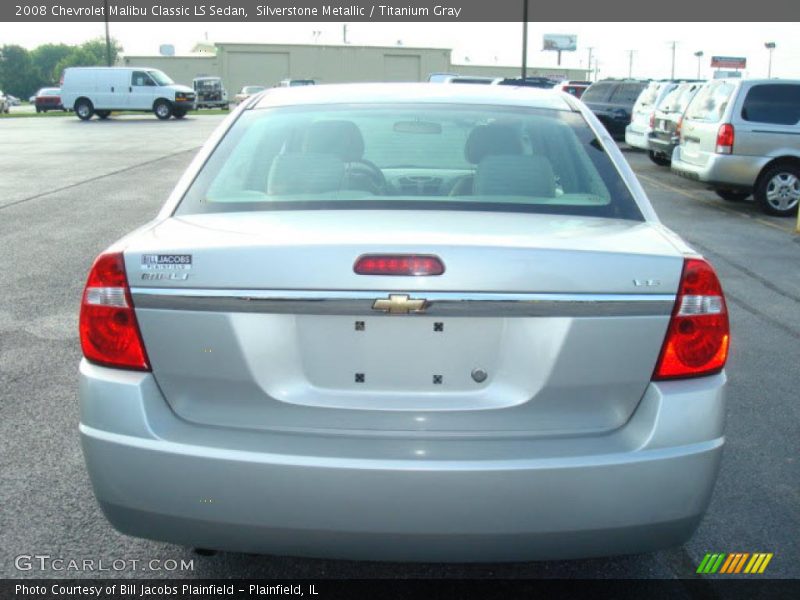 Silverstone Metallic / Titanium Gray 2008 Chevrolet Malibu Classic LS Sedan