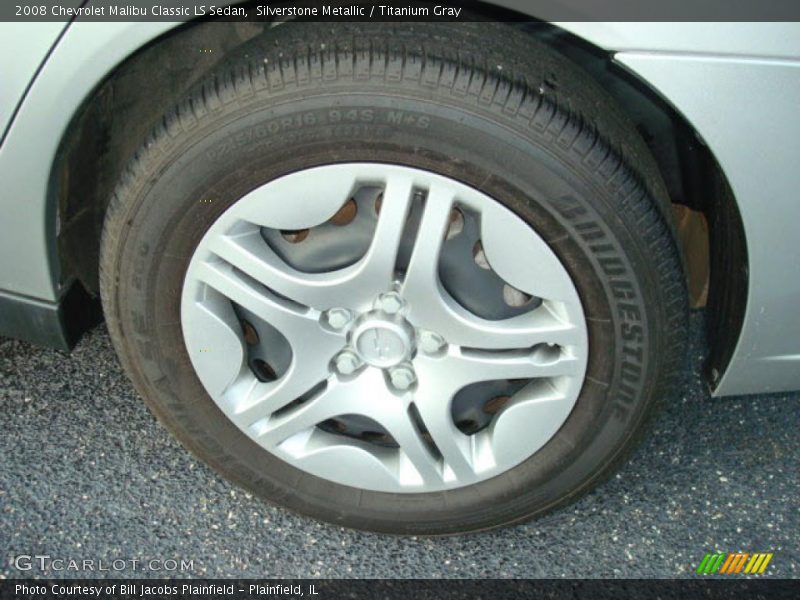 Silverstone Metallic / Titanium Gray 2008 Chevrolet Malibu Classic LS Sedan