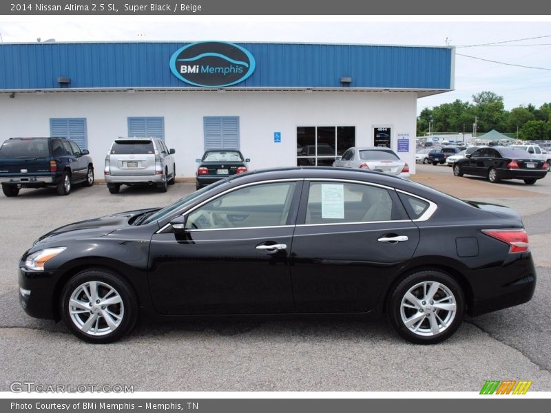 Super Black / Beige 2014 Nissan Altima 2.5 SL