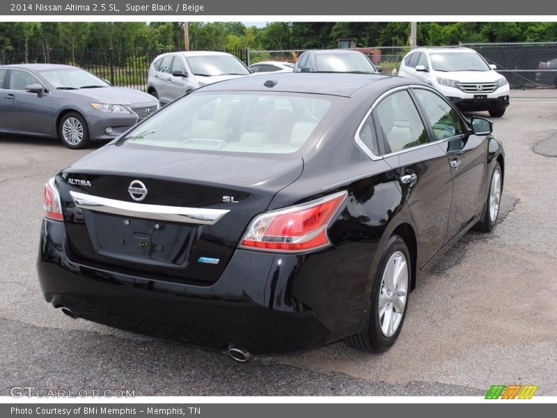Super Black / Beige 2014 Nissan Altima 2.5 SL