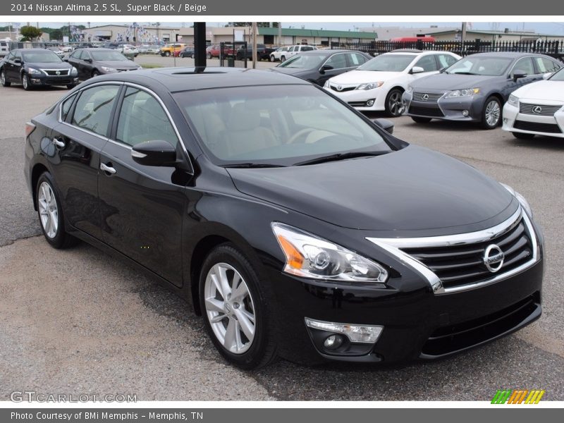 Super Black / Beige 2014 Nissan Altima 2.5 SL