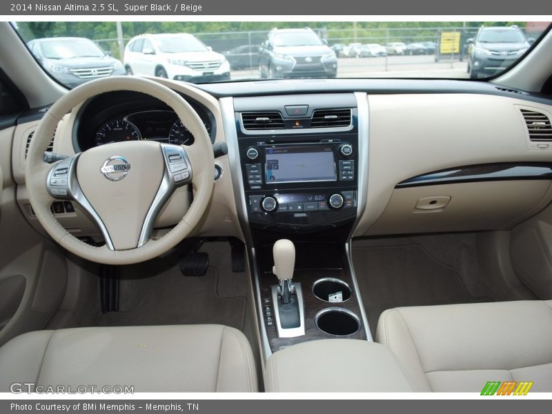 Super Black / Beige 2014 Nissan Altima 2.5 SL