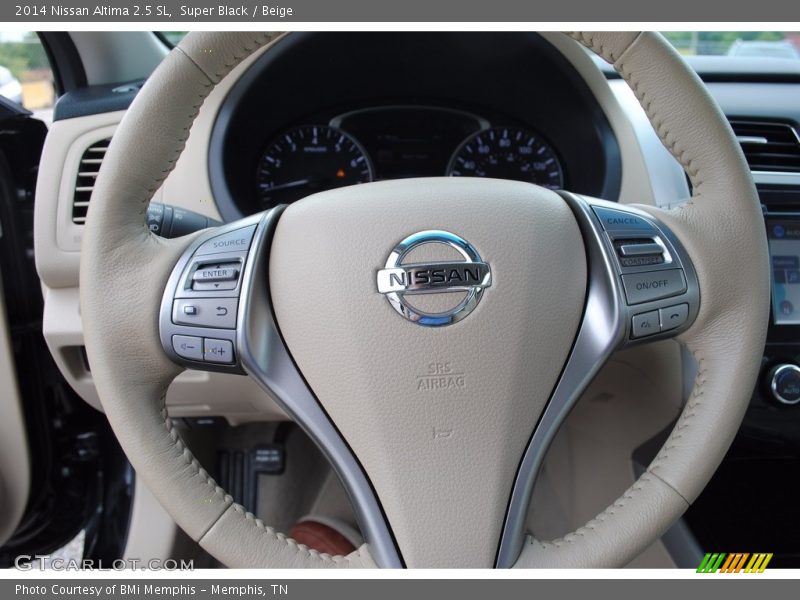 Super Black / Beige 2014 Nissan Altima 2.5 SL