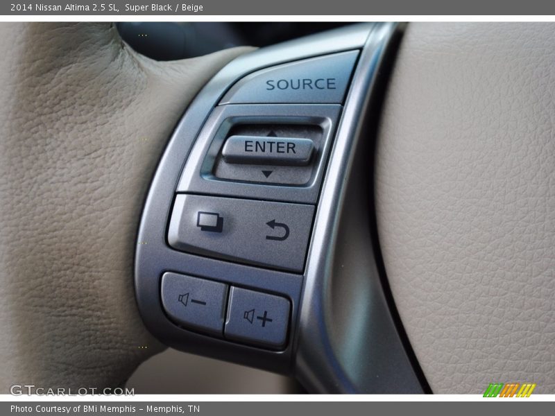 Super Black / Beige 2014 Nissan Altima 2.5 SL
