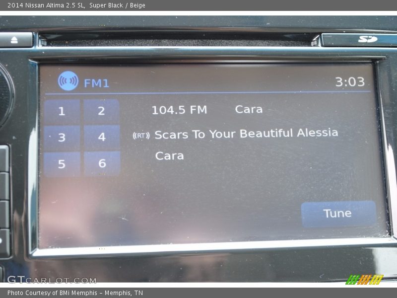 Super Black / Beige 2014 Nissan Altima 2.5 SL