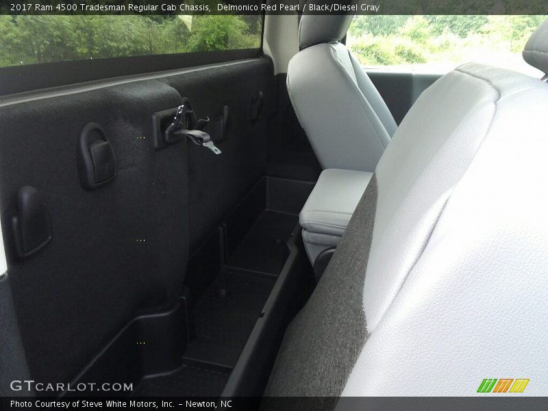 Rear Seat of 2017 4500 Tradesman Regular Cab Chassis