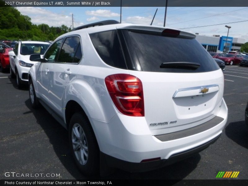 Summit White / Jet Black 2017 Chevrolet Equinox LT AWD