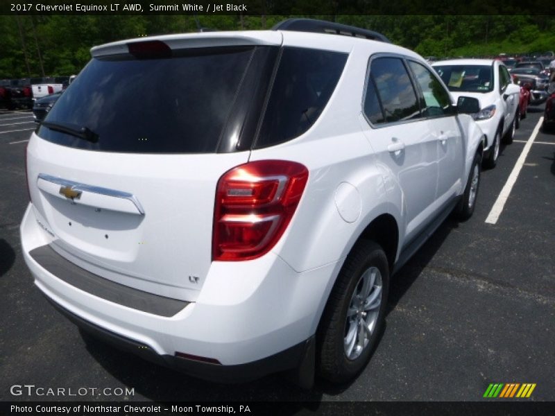 Summit White / Jet Black 2017 Chevrolet Equinox LT AWD