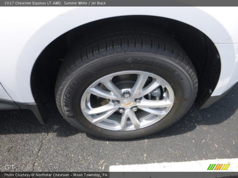 Summit White / Jet Black 2017 Chevrolet Equinox LT AWD