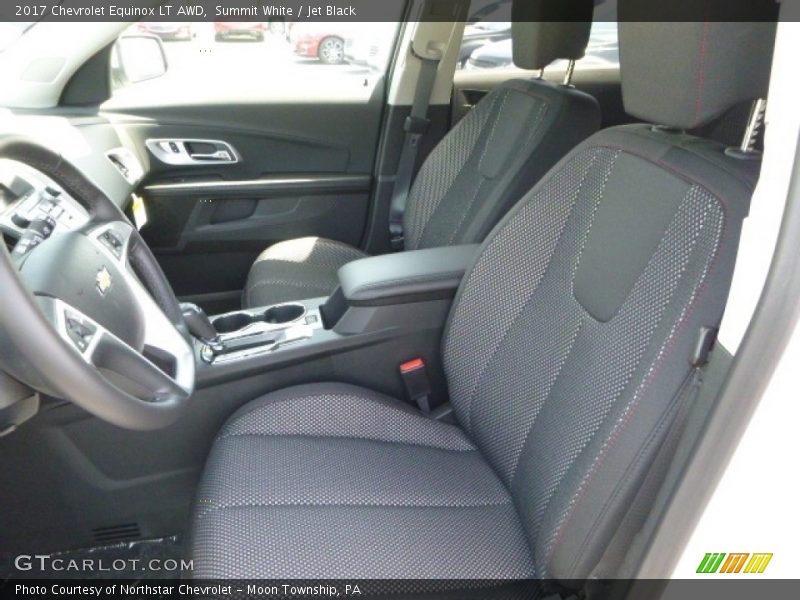 Summit White / Jet Black 2017 Chevrolet Equinox LT AWD