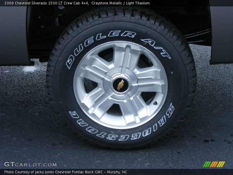 Graystone Metallic / Light Titanium 2009 Chevrolet Silverado 1500 LT Crew Cab 4x4