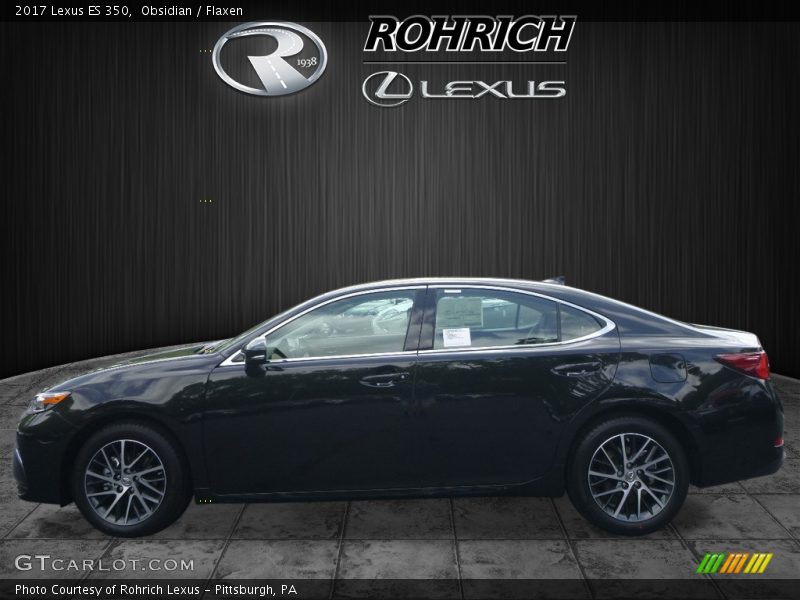 Obsidian / Flaxen 2017 Lexus ES 350