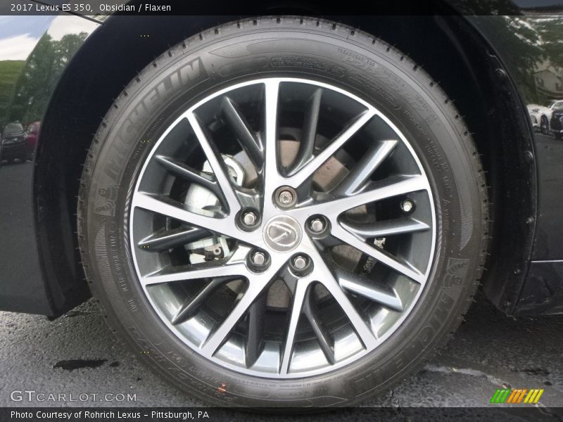 Obsidian / Flaxen 2017 Lexus ES 350