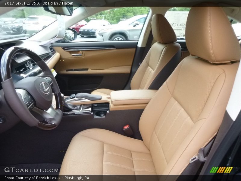 Obsidian / Flaxen 2017 Lexus ES 350