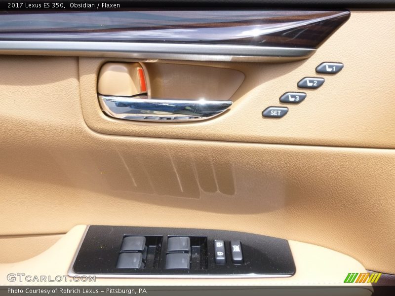 Obsidian / Flaxen 2017 Lexus ES 350