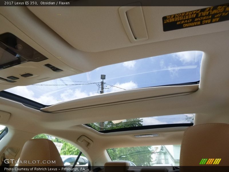 Obsidian / Flaxen 2017 Lexus ES 350