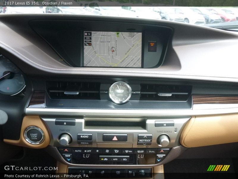 Obsidian / Flaxen 2017 Lexus ES 350
