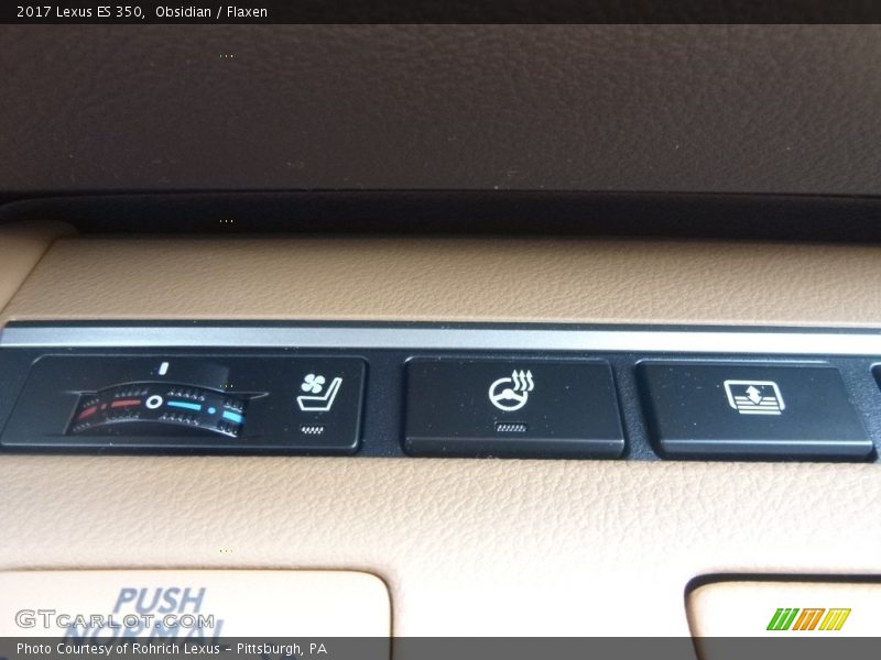 Obsidian / Flaxen 2017 Lexus ES 350