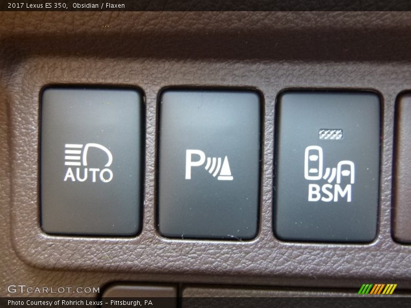 Obsidian / Flaxen 2017 Lexus ES 350