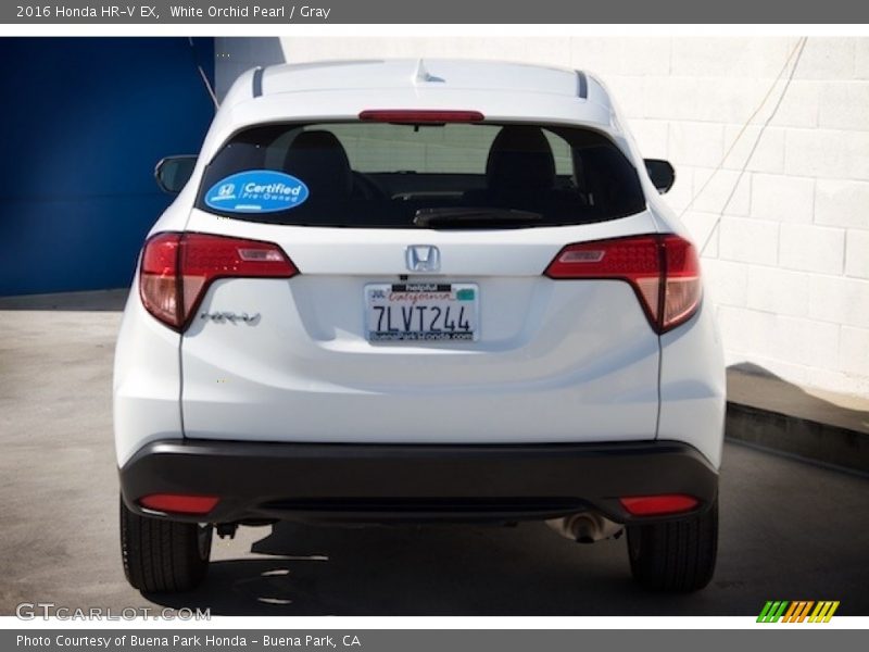 White Orchid Pearl / Gray 2016 Honda HR-V EX