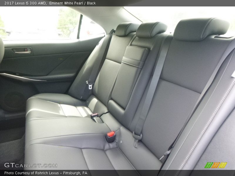 Eminent White Pearl / Black 2017 Lexus IS 300 AWD
