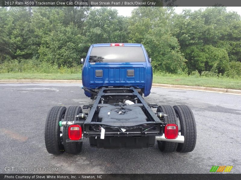 Blue Streak Pearl / Black/Diesel Gray 2017 Ram 4500 Tradesman Crew Cab Chassis